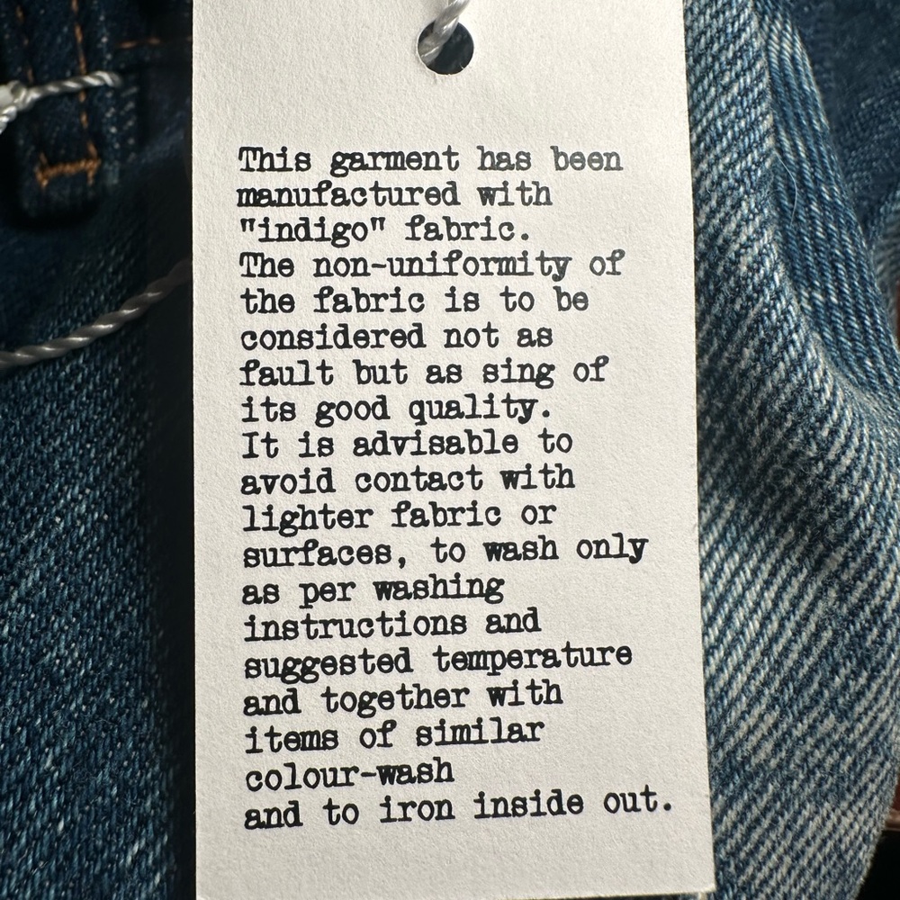 Maison Margiela Women’s Jeans Paper Bag Waist Balloon Denim Size EU 36 N… - Picture 12 of 12